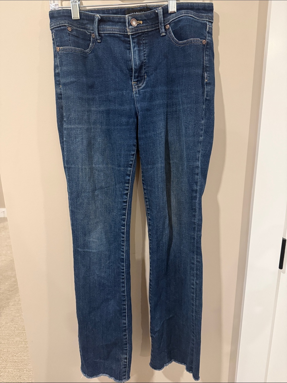 Talbots Dark Blue Straight-Leg Jeans
